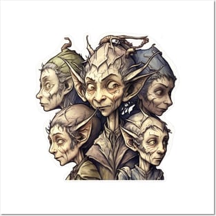 A Group of Elves Posters and Art